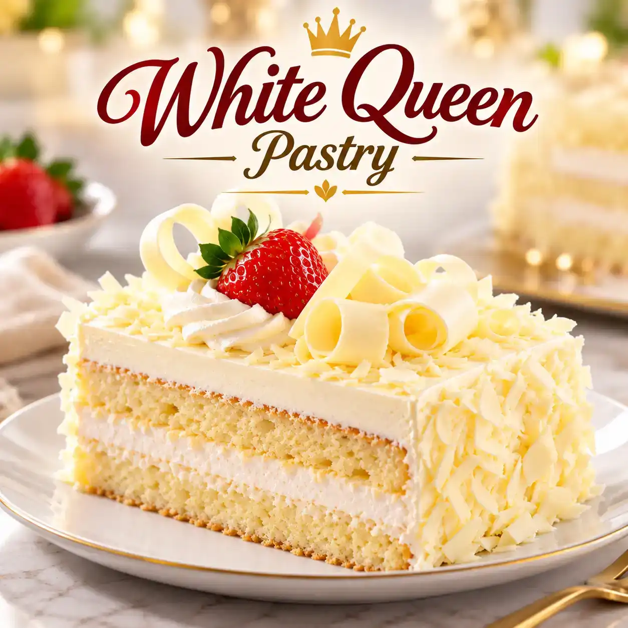 White Queen — 🤍👑 Meet Our White Queen Pastry — A Royal Treat in Every Bite! at Apna Bazar - Eatery